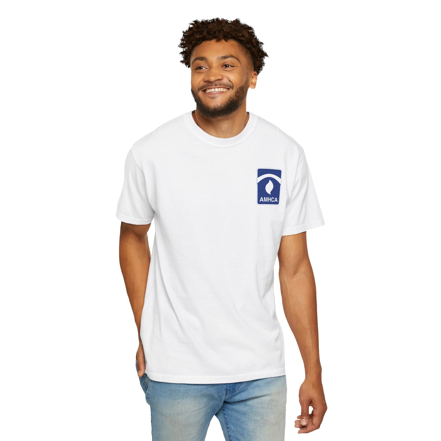 AMHCA Logo White T-shirt