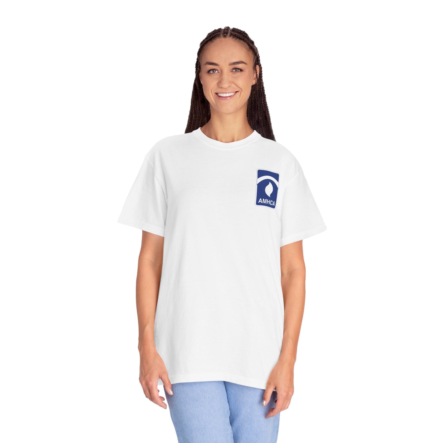AMHCA Logo White T-shirt
