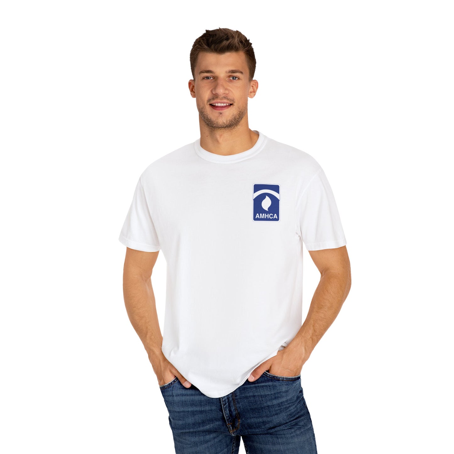 AMHCA Logo White T-shirt