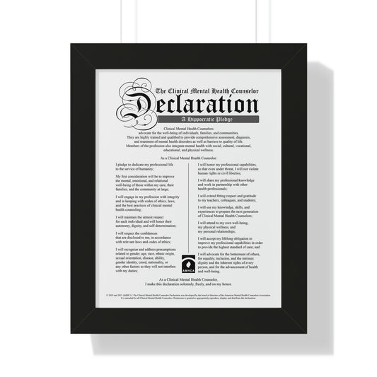 Framed Declaration